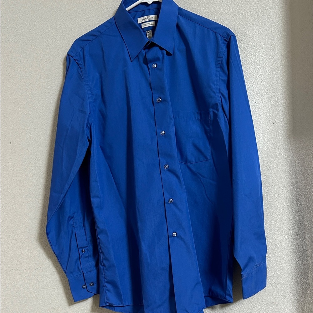 Van Heusen Cobalt Blue Dress Shirt